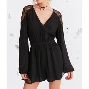 Urban Outfitters Lyle Tie Back Romper